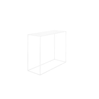 Baltas metalinis konsolinis staliukas CustomForm Tensio, 100 x 35 cm