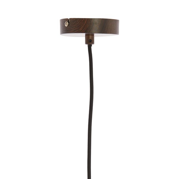 Terakotos spalvos kabantis šviestuvas ø 10 cm su tekstiliniu gaubtu Bibury – Light & Living-image-2