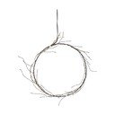 Šviečianti dekoracija juodos spalvos su Kalėdų motyvu ø 24 cm Nike – Star Trading