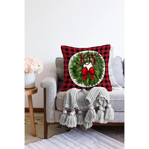 Dekoratyvinis pagalvės užvalkalas su Kalėdų motyvu 43x43 cm – Mila Home-image-2