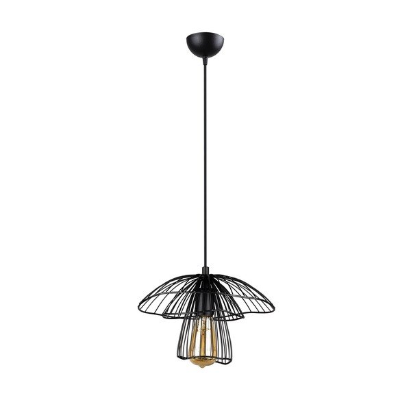 Juodas pakabinamas šviestuvas Squid Lighting Root, aukštis 117 cm-image-3