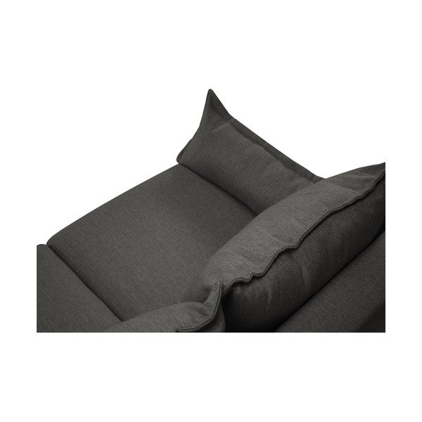 Tamsiai pilka sofa-lova su daiktadėže Mazzini Sofos Freesia-image-1