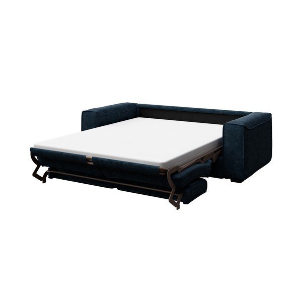 Tamsiai mėlyna sofa-lova MESONICA Munro, 224 cm-image-3
