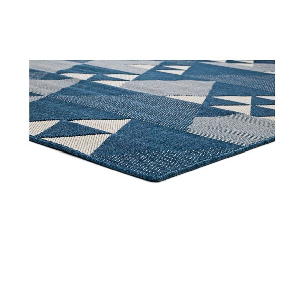 Mėlynas lauko kilimas Universal Clhoe Triangles, 140 x 200 cm-image-1