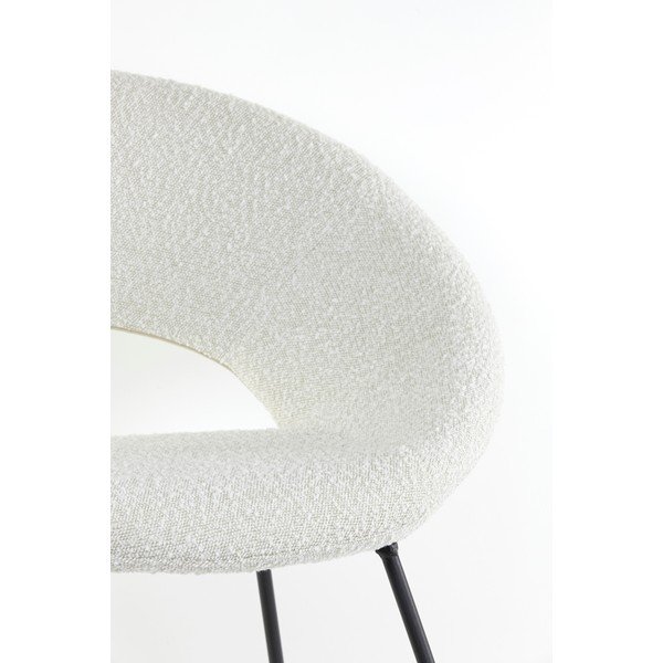 Krėslas baltos spalvos iš boucle Antony – Light & Living-image-1