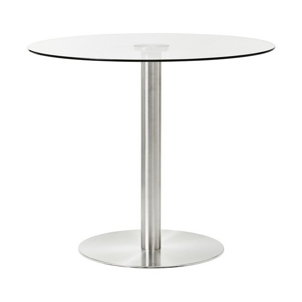 Apvalios formos valgomojo stalas su stikliniu stalviršiu ø 90 cm Metropolitan – Premier Housewares
