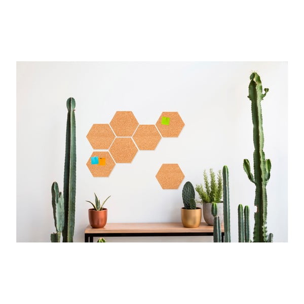 Kamštinė dekoratyvinė sieninė lenta Really Nice Things Geometric-image-2