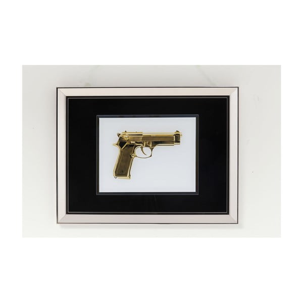 Tapyba ant stiklo Kare Design Gun Gold, 80 x 60 cm