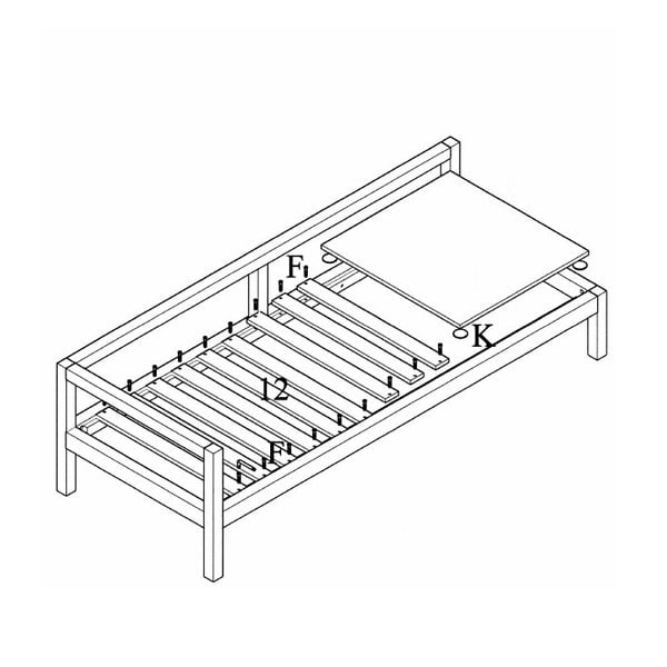 Daugiafunkcinė sofa Karup Soul Juoda/Pistacio/Gris-image-3