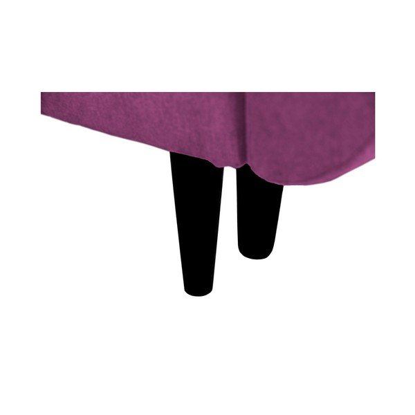 Violetinė trijų vietų sofa-lova su juodomis kojomis Mazzini Sofas Jasmin-image-4