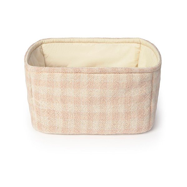 Šviesiai rožinės spalvos iš tekstilės vaikiškas krepšys 30x20x20 cm Swan Rose – Lorena Canals