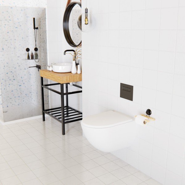 Bambukinis tualetinio popieriaus laikiklis Compactor Bestlock SPA-image-3