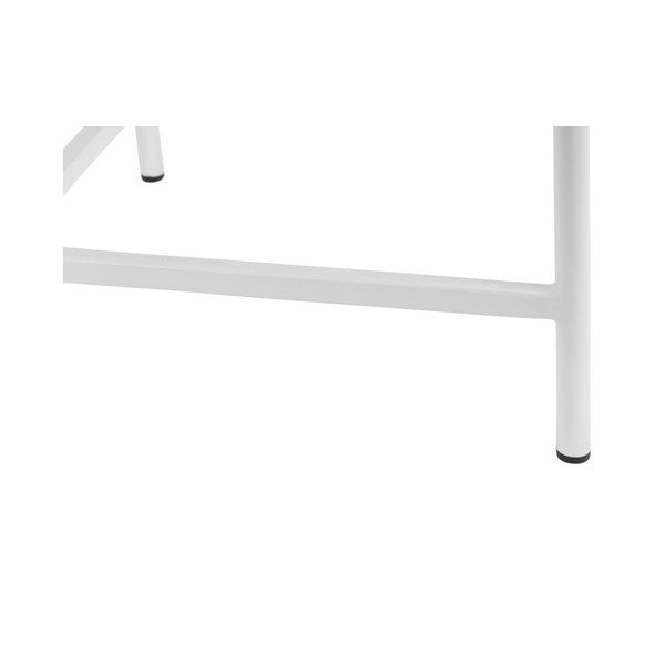 Baltos spalvos iš metalo apvalios formos kavos staliukas ø 50 cm Meseta  – Leitmotiv-image-3