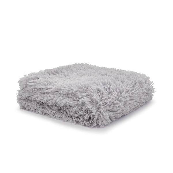 Lovatiesė pilkos spalvos iš mikropliušo dvigulei lovai 245x280 cm Cuddly – Catherine Lansfield