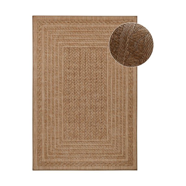 Rudos spalvos lauko ir vidaus kilimas 200x290 cm Limonero – Hanse Home