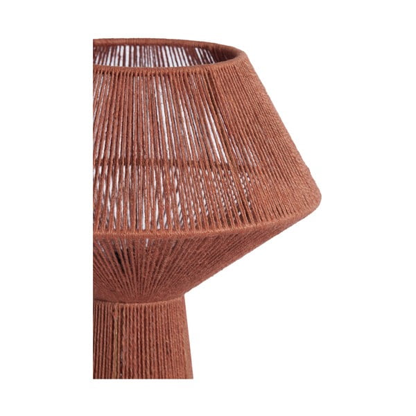 Stalinis šviestuvas raudonos spalvos (aukštis 47 cm) iš džiuto Fugia – Light & Living-image-2