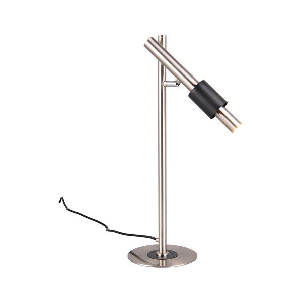 Juodos spalvos/sidabrinės spalvos stalinis šviestuvas LED (aukštis 50 cm) Ikaris – Trio Select-image-3