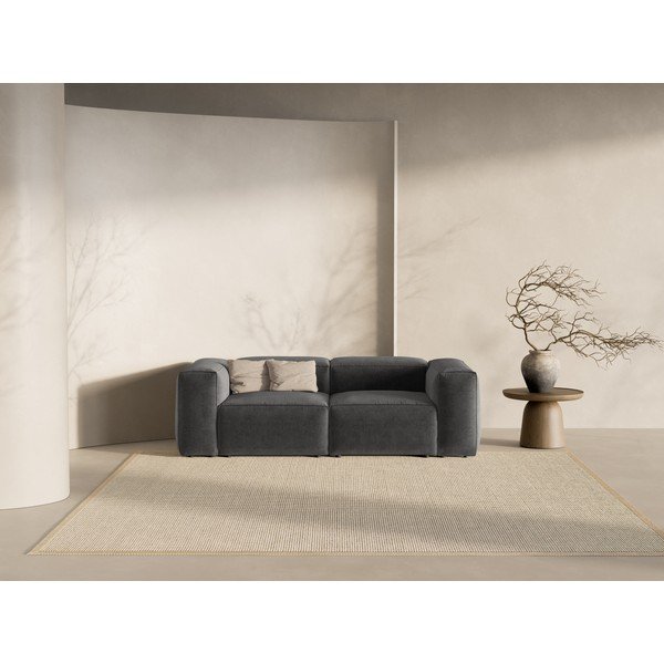 Tamsiai pilkos spalvos sofa 224 cm Bergamo – Cosmopolitan Design-image-1
