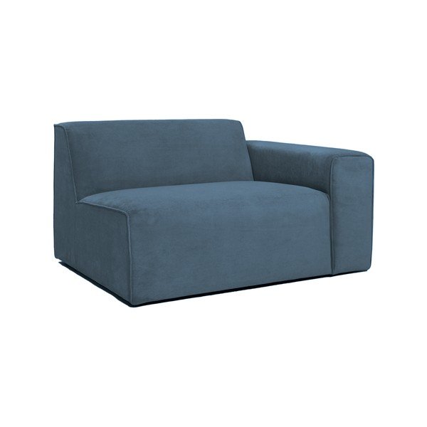 Iš kordinio velveto modulinė sofa mėlynos spalvos (su dešiniuoju kampu) Sting – Scandic-image-1