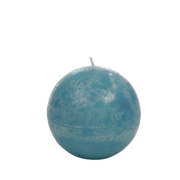 Žydra rutuliuko formos žvakė J-Line Globe