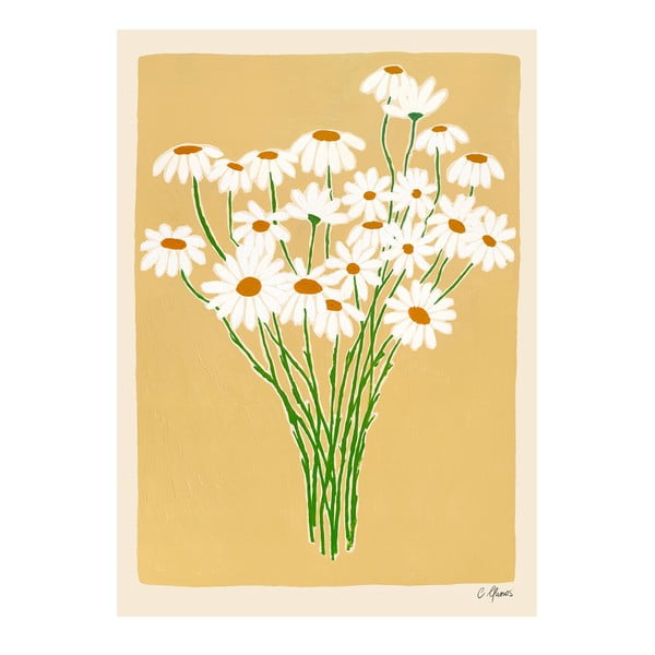 Plakatas 30x40 cm Daisies – Carla Llanos – The Poster Club