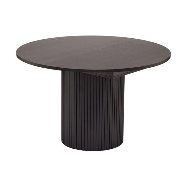 Apvalios formos prailginamas valgomojo stalas iš ąžuolo ø 115 cm Malaga – Bonami Selection