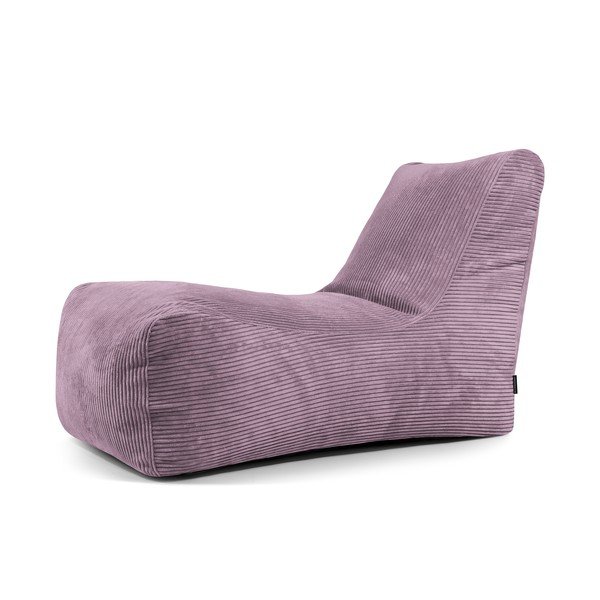 Violetinės spalvos iš kordinio velveto sėdmaišis Lounge – SLOWDOWN