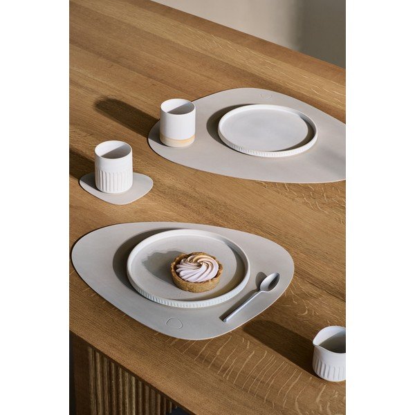 Iš eko odos padėkliukas 37x44 cm Curve L Nupo – LIND DNA-image-1