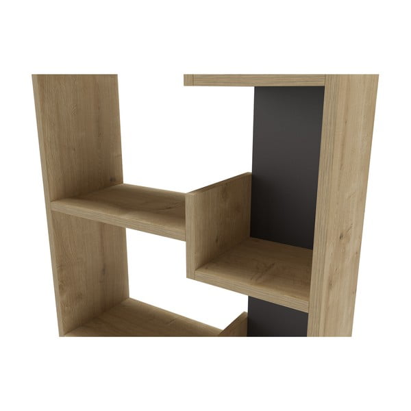Knygų spinta  iš ąžuolo 60,5x162 cm Klapo – Marckeric-image-4