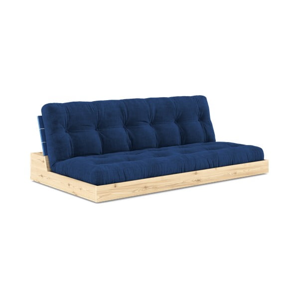 Sulankstoma sofa iš kordinio velveto mėlynos spalvos 196 cm Base – Karup Design