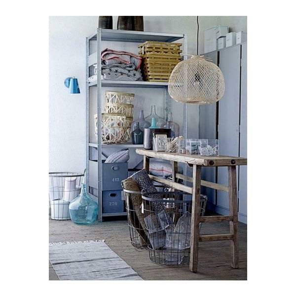 Kabantis šviestuvas natūralios spalvos ø 42 cm su bambukiniu gaubtu Rodi – Bloomingville-image-3