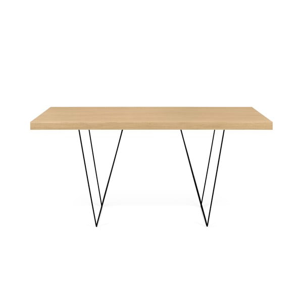 Stalas su juodomis kojomis TemaHome Multi, 160 x 90 cm-image-1