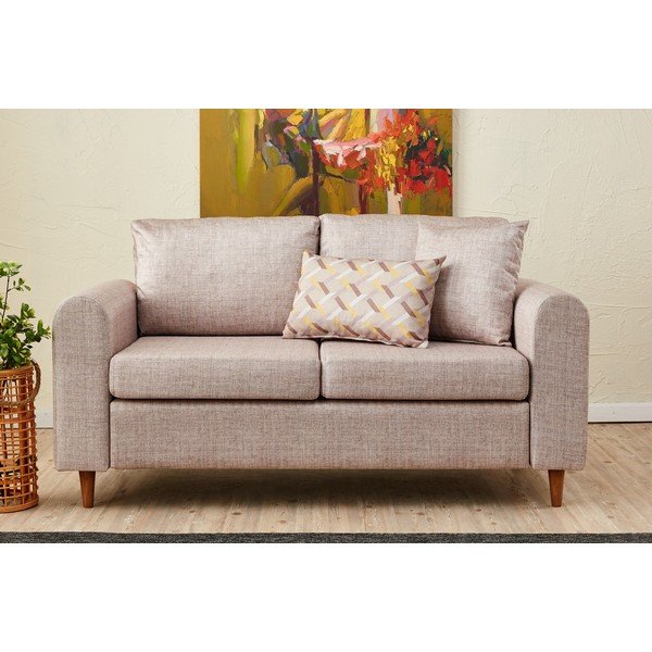 Sofa smėlio spalvos 154 cm Salem – Artie-image-1