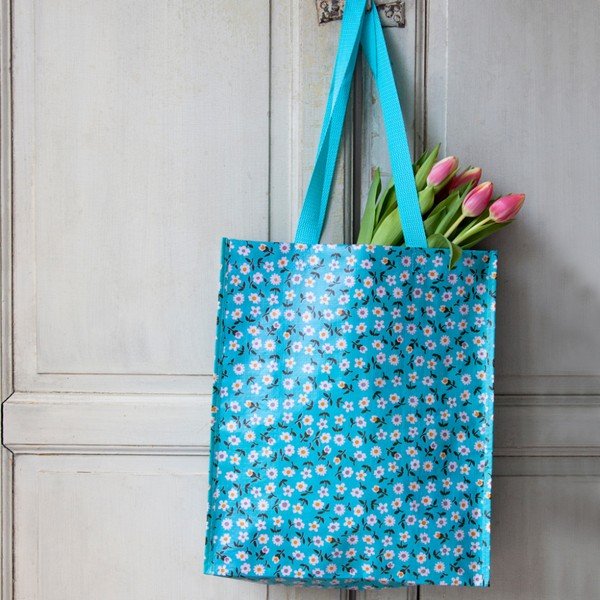 Mėlynas "Rex London Daisy" pirkinių krepšys-image-1