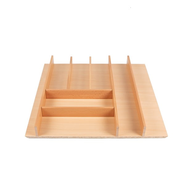 Stalo įrankių padėklas natūralios spalvos 48 x 47 cm Wood Line – Elletipi