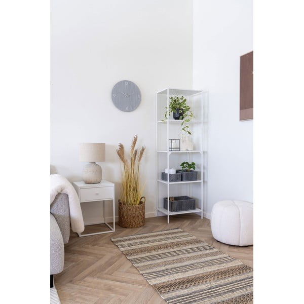 Knygų spinta  baltos spalvos 51x170 cm Vita – House Nordic-image-1