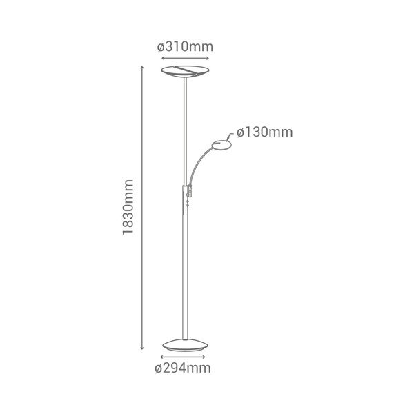 Grindų šviestuvas SULION Kahoy, aukštis 183 cm-image-2
