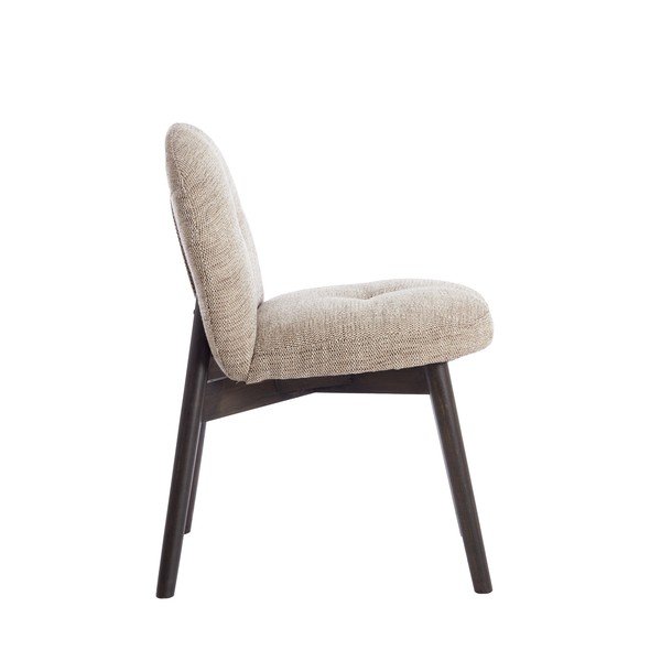 Smėlio spalvos iš audinio valgomojo kėdžių komplektas 2 vnt. Sinosa – Light & Living-image-2