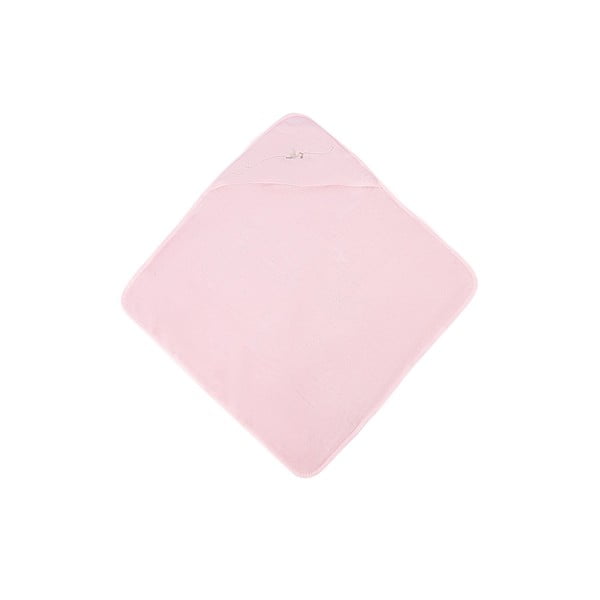 Suvystymui vaikiškas pledas rožinės spalvos iš medvilnės 75x75 cm Bebemarin – Mijolnir
