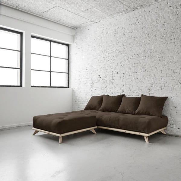 Sofa "Senza Natural/Choco Brown-image-2