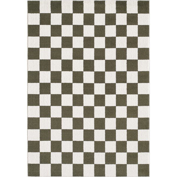 Žalios spalvos/kreminės spalvos kilimas 160x230 cm Bistro – ESTE