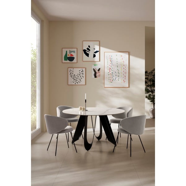 Apvalios formos valgomojo stalas ø 135 cm Aila – Marckeric-image-1