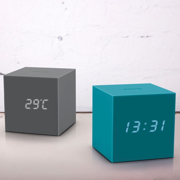 Mėlynas LED žadintuvas Gingko Gravity Cube-image-1