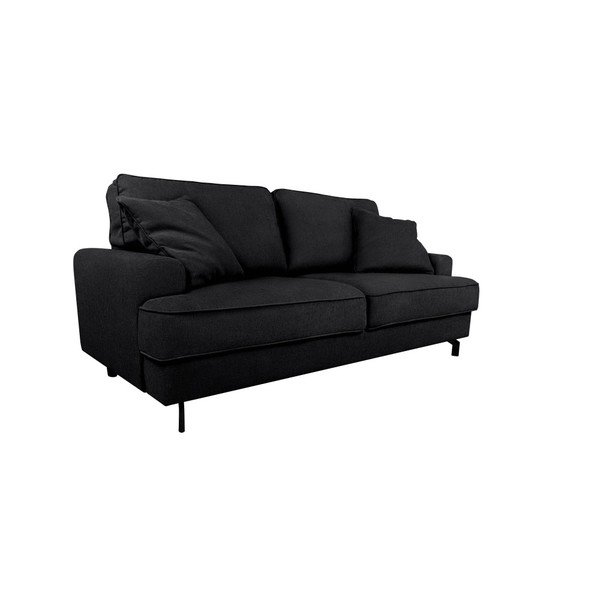 Juoda trijų vietų sofa "Kooko Home Salsa-image-2
