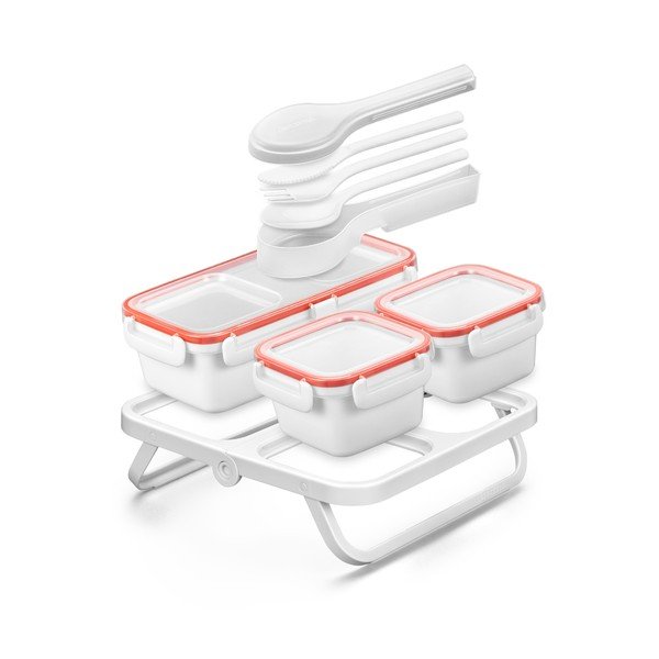 Plastikinis valgomojo komplektas Freshbox - Tescoma-image-1