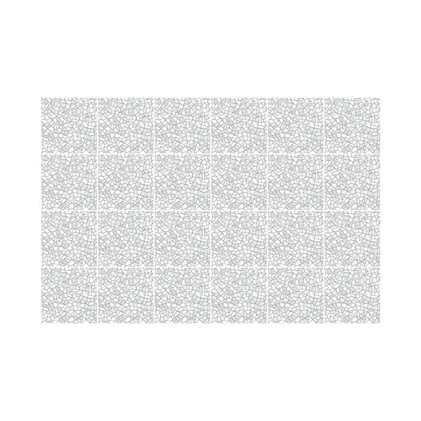 24 sieninių lipdukų rinkinys Ambiance Cement Tile Stickers Terrazzo Waldo, 15 x 15 cm-image-3