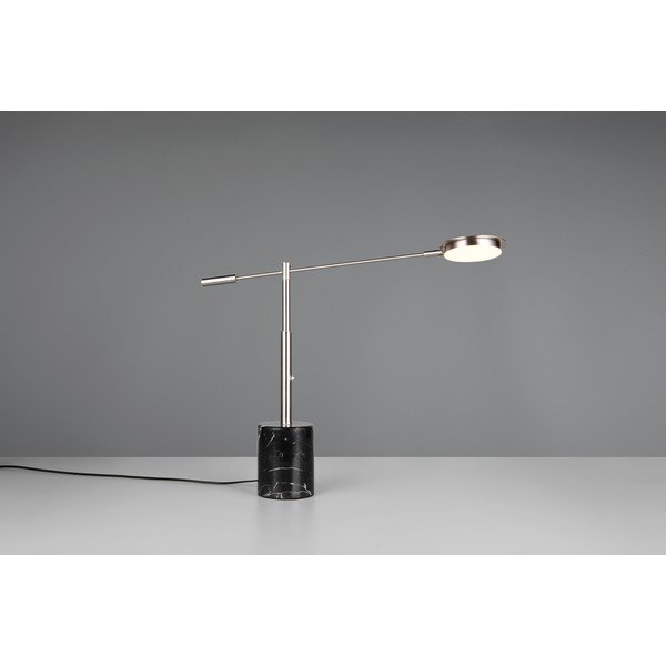 Juodos spalvos/sidabrinės spalvos stalinis šviestuvas LED (aukštis 65 cm) Fiore – Trio Select-image-3