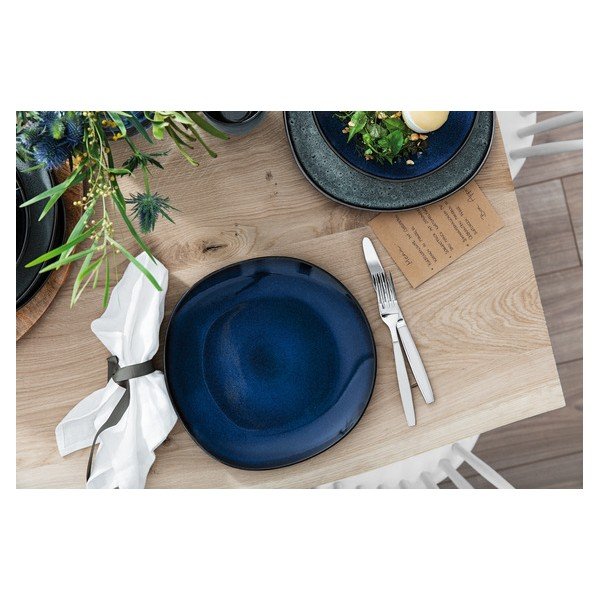 Žalia pilka molinė lėkštė Villeroy & Boch Like Lave, ø 28 cm-image-3