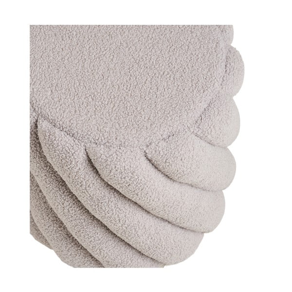Pilkos spalvos iš boucle pufas Sana – House Nordic-image-2