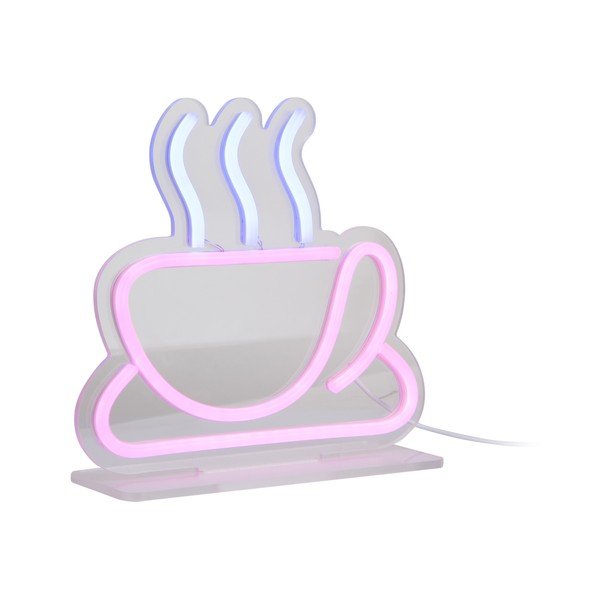 Rožinės spalvos neoninis apšvietimas LED 5 W Coffee – Leitmotiv